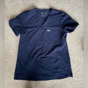 Navy FIGS scrub top
